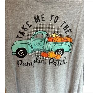 Unisex Fall tee size 3X grey